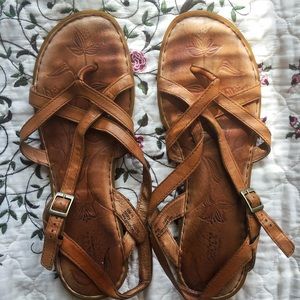 Børn Tan Sandals, 10